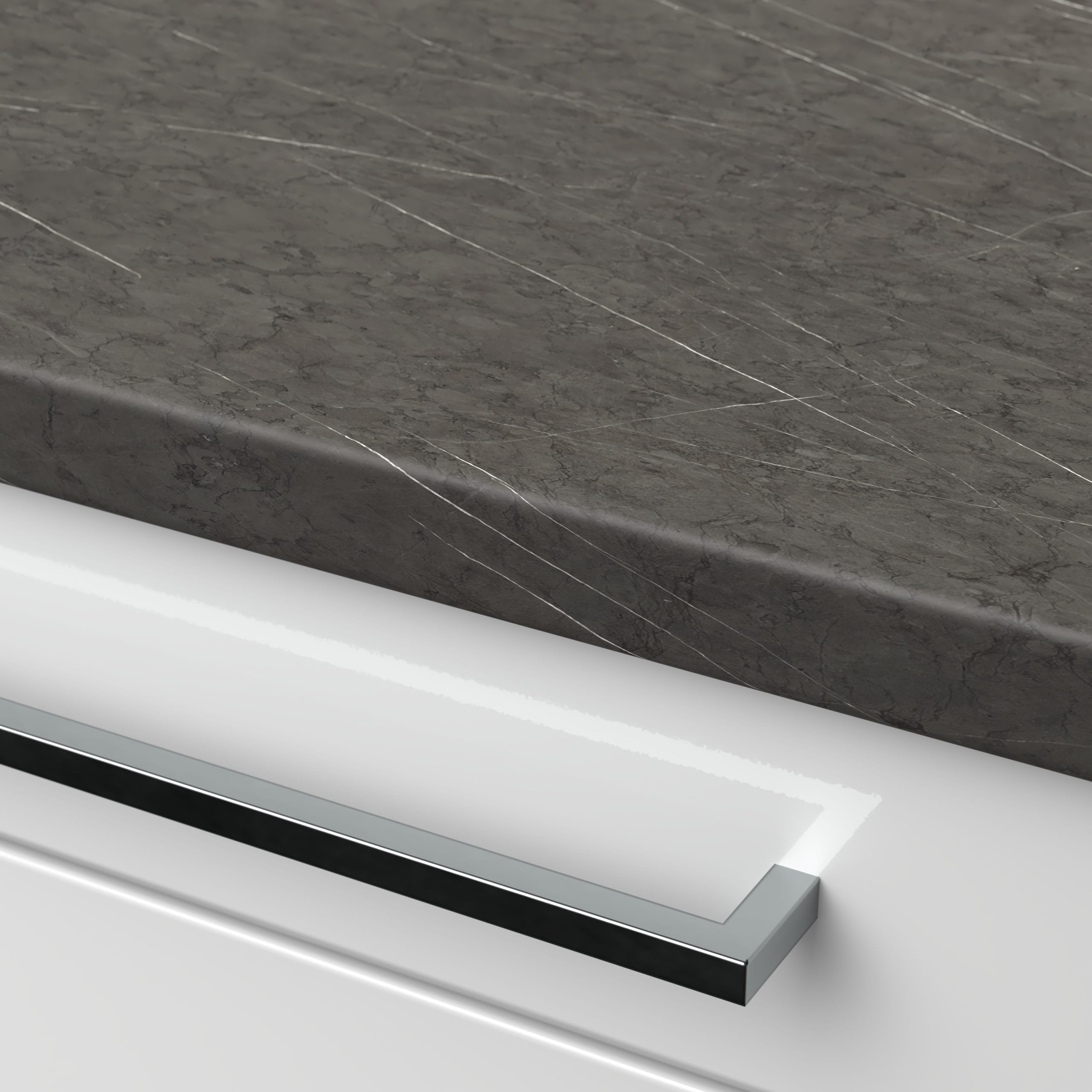 Senses Pietra Grey Marble Rounded Front