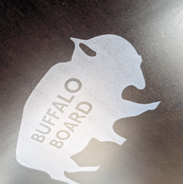 Rear Side of Buffalo Board