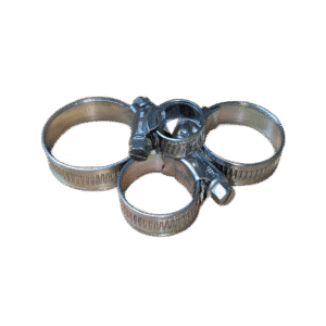 selection of different sized jubilee clips